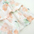 HonestBaby baby-girls 3-Piece Top, Short and Headband Set for Baby Toddler Girls, White Peach Blossom Floral, 6 Years