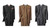 Milano Moda Herring Bone Stripe Fashion Suit with Vest & Pants 5264 Bk-46R