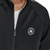 Converse Mens Retro Chuck Full Zip Mockneck Sweatshirt, Black, Medium