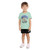 Converse Boys' Trail Mix T-Shirt and Fleece Short Set, Black, 2T