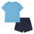 Converse Boys' Trail Mix T-Shirt and Fleece Short Set, Converse Navy, 3T