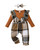 0-3 Months Newborn Baby Girl Clothes Fall Plaid Christmas Outfits Infant Brown Long Sleeve Jumpsuit One Piece Romper Infant Baby Girl Winter Clothes
