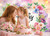 Dudaacvt 8x6FT Mother's Day Backdrop Pink Flowers Backdrop Mother Day Party Decoration Mother's Day Birthday Party Decoration Photo Studio Props