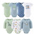The Peanutshell Baby Layette Gift Set for Baby Boys - 23 Piece New Born Baby Boy Gift Set, Baby Clothes & Newborn Essentials Must Haves - Newborn Baby Boy Clothes 0-3 Months - Dinosaur