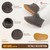 Meckior Baby Booties Newborn Infant Unisex Baby Girls Boys Velvet Rubber Anit-Slip Sole Shoes Toddler Fleece Cozy Winter Warm Prewalker Boots