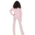 New Balance Girls 2 Piece Set – Crewneck Sweatshirt & Flared Leggings Set, Soft Cotton Blended Fleece Premium Activewear Rose