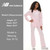 New Balance Girls 2 Piece Set – Crewneck Sweatshirt & Flared Leggings Set, Soft Cotton Blended Fleece Premium Activewear Rose
