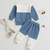 Kupretty Toddler Baby Boy Fall Winter Clothes Color Block Long Sleeve Sweatshirt Pullover Tops + Joggers Pants Outfit Set (Blue White, 18-24 Months)