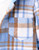 Fdqin Boys Clothing Set 2 Piece Outfits Pants Sets Cute Flannel Plaid Shirt Hoodie Shirt and Casual Sweatpants Blue 5-6Year