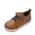 DREAM PAIRS Boys Dress Shoes Sneaker Casual Oxfords Formal School Uniform Shoes for Toddler Little Kid,Size 8 Toddler,Brown,KKUMOX2501