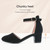 LAURMOSA Black Dress Shoes for Girls Chunky Block Heels for Little Big Kids Princess Flower Girl Shoes for Wedding Party Closed Round Toe Pumps with Ankle Strap(L1012 Black 3)