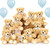 MorisMos Bulk Teddy Bear for Baby Shower,10-Pack Teddy Bear Stuffed Animals Bulk,14 in Teddy with Baby Blue Bow,Soft Stuffed Animal Wholesale for Birthday Christmas Valentine's,Brown