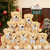 MorisMos Bulk Teddy Bear for Baby Shower,10-Pack Teddy Bear Stuffed Animals Bulk,14 in Teddy with Baby Blue Bow,Soft Stuffed Animal Wholesale for Birthday Christmas Valentine's,Brown