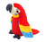 Vincilee Talking Parrot Repeats What You Say Mimicry Pet Toy Plush Buddy Parrot Children Gift (RED)