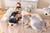 Bulldog Stuffed Animal Soft Large Dog Plush Hugging Pillow Gifts for Boys Girls Children's Day Gray 23.6in/60cm