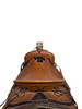 2-1236 16.5 inch Used Tad Knowles Western Trail Saddle with Matching Breast Collar