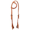 One Ear Rawhide Headstall Burgundy and Lace Wrapped Accents Western Horse Tack 2907LT One Ear Rawhide Headstall Burgundy and Lace Wrapped Accents Western Horse Tack 2907LT