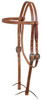 Berlin Custom Leather 3/4" Draft Browband Headstall – Heavy-Duty Western Bridle H1013