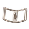 JTI 1/2 inch nickel plated Conway buckle strap adjuster silver metal hardware
