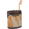 Tough 1 Cowhide Western Print Toothbrush Holder