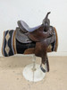 2-1313 13 inch Used Double J Western Pozzi Barrel Saddle