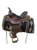 2-1318 Used 15 inch Circle Y High Horse Rosebud Western Trail Saddle Extra Wide Tree