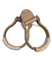 Chino Tack 1 inch Oxbow Western Stirrups Rawhide Covered Chino Tack 1 inch Oxbow Western Stirrups Rawhide Covered