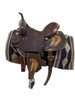 14.5" Scott Thomas Barrel Saddle Snowflake and Feather Tooling BR200-14.5
