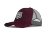 Lone Star Ropes Trucker Cap Burgundy/Gray Lone Star Ropes Trucker Cap Burgundy/Gray