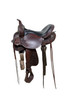 15.5 Inch Used Circle Y High Horse Mesquite Western Trail Saddle, Wide 997-10386