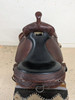 15.5 Inch Used Circle Y High Horse Mesquite Western Trail Saddle, Wide 997-10386