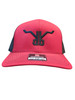 Rank Racks Red & Black Hat – Adult Western Trucker Cap 7-711