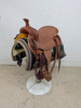 A120-625 16.5 inch New McCall Mclite Western All Around Saddle Wide Tree