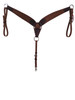 HR Saddlery 2 1/2" Breast Collar Barbed Wire Tooling 6016-BW-04
