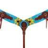 Showman Sunlit Sky Mohair Western Breast Collar 15075