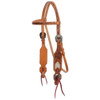 Showman Woodland Hide Browband Headstall & Breast Collar Set 8252