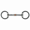 Myler Black Steel Western Dee with Comfort Snaffle with Copper Roller MB 03, 5'' Mouthpiece