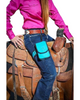The Horse Phone Holster Bright Blue Short Leg Strap