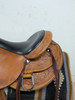 16.5 Inch Used Circle Y Oyster Creek Western Trail Saddle X-wide 476-10799 16.5 Inch Used Circle Y Oyster Creek Western Trail Saddle X-wide 476-10799