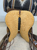 16.5 Inch Used Circle Y Oyster Creek Western Trail Saddle X-wide 476-10799 16.5 Inch Used Circle Y Oyster Creek Western Trail Saddle X-wide 476-10799