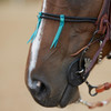 Partrade Double Diamond Rope Noseband Turquoise Latigo Ties