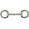 Toklat Black Satin Western Dee with Sweet Iron Snaffle w/ Copper Inlay, 5'' Mouthpiece