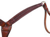 Genuine Billy Cook Breast Collar Leather Raised Star Border Stainless Steele Hardware