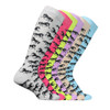 AWST Int'l Ladies Lila Galloping Horses Knee Socks