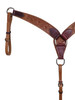 HR Saddlery 2 1/2" Leather Breast Collar Swirl Tooling 6016-SW-01