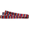 Tough1 serape tie strap with colorful western pattern for securing a saddle