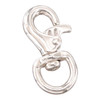 Tough1 small nickel-plated trigger bull EZ open snap for horse tack and barn equipment