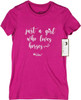 Hot Pink T-Shirt Just A Girl Who Loves Horses
