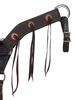 Martin Chocolate Breast Collar with Blood Knots