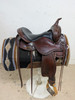 2-1350 15 inch Used Circle Y Western Gillette Trail Saddle Wide Tree